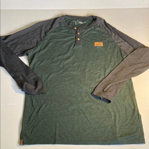 TenTree Classic Raglan Henley Shirt - Picture 3 of 8